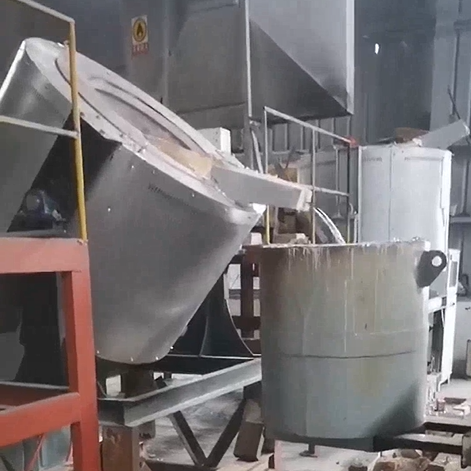 1 tonnás alumínium olvasztó kemence