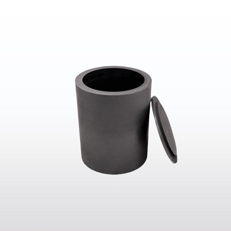 Graphit-Tiegel Mit Deckel – Für Schmelzöfen, Bis 35x45 Mm, Für Edel- & Unedelmetalle, Chemisch Stabil, Aschearm
